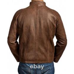 Jack Reacher Tom Cruise Brown Leather Jacket