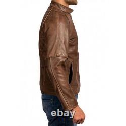 Jack Reacher Tom Cruise Brown Leather Jacket