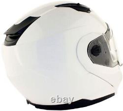 LARGE Viper RSV555 White Flip Up Motorcycle Motorbike Helmet