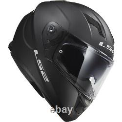 LS2 FF320 Stream Evo Solid Motorcycle Helmet & FREE Visor Motorbike Bike Crash