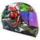 LS2 FF353 Joker Full Face Motorcycle Motorbike Helmet Glow In The Dark Free Tint