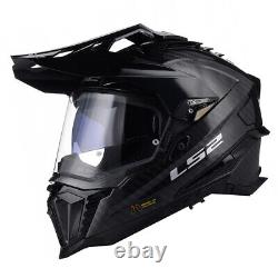 LS2 MX701 Explorer Carbon Dual Sport Motorcycle Helmet Off Road Motocross Bike