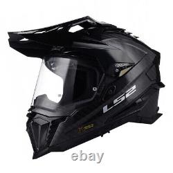 LS2 MX701 Explorer Carbon Dual Sport Motorcycle Helmet Off Road Motocross Bike