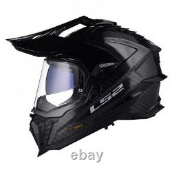 LS2 MX701 Explorer Carbon Dual Sport Motorcycle Helmet Off Road Motocross Bike