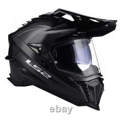 LS2 MX701 Explorer Carbon Dual Sport Motorcycle Helmet Off Road Motocross Bike