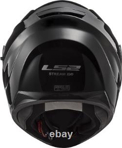 LS2 Stream EVO FF320 Gloss Black Full Face Motorcycle Motorbike Helmet Sun Visor