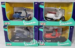 Large Collection Maisto 1.18 Scale Vespa, Vespa Motorbikes, BNIB, Collectable