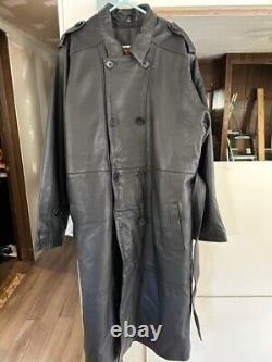 Long Men's Leather Jacket