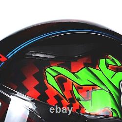 Ls2 Ff353 Joker Helmet Glow In The Dark Full Face Motorbike Motorcycle Helmet