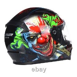 Ls2 Ff353 Joker Helmet Glow In The Dark Full Face Motorbike Motorcycle Helmet