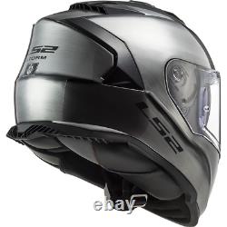 Ls2 Ff800 Storm Dual Visor Acu Gold Full Face Motorcycle Motorbike Helmet Jeans