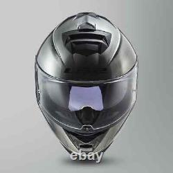 Ls2 Ff800 Storm Dual Visor Acu Gold Full Face Motorcycle Motorbike Helmet Jeans