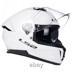 Ls2 Ff808 Dual Visor Acu Full Face Stream Ece22.06 Motorcycle Bike Crash Helmet