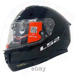 Ls2 Ff808 Dual Visor Acu Full Face Stream Ece22.06 Motorcycle Bike Crash Helmet