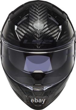 Ls2 Ff811 Vector II Carbon Fibre Ece22.06 Dual Visor Full Face Motorbike Helmet