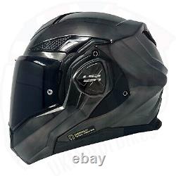 Ls2 Ff901 Advant X Modular Flip Front Full Face Motorcycle Bike Dvs Crash Helmet