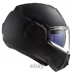 Ls2 Ff906 Advant Noir Full Face Modular Flip Top Motorcycle Flip Up Bike Helmet