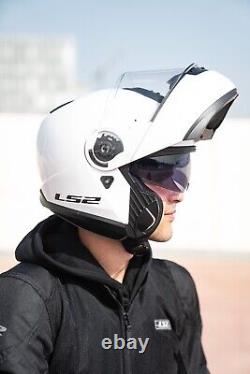 Ls2 Ff908 Strobe P/j Flip-up Full Face Motorcycle Bike Dvs Modular Crash Helmet