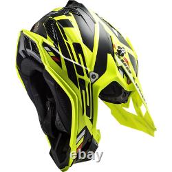 Ls2 Mx700 Subverter Off Road Motorbike Motocross Quad Helmet Stomp Yellow Black