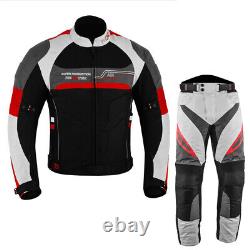 Men Cordura Motorbike / Motorcycle Riding Textile Protective Suit Jacket Trouser