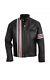 Men's Black Premium Genuine Cow Leather Motorcycle Motorbike Biker Jacket