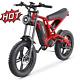 Men's Electric Bike 1200Wa Mountain Electric Bike 48V Hiking Motorbike 15.6AH