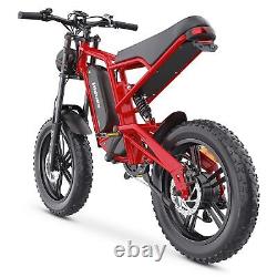 Men's Electric Bike 1200Wa Mountain Electric Bike 48V Hiking Motorbike 15.6AH