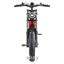 Men's Electric Bike 1200Wa Mountain Electric Bike 48V Hiking Motorbike 15.6AH