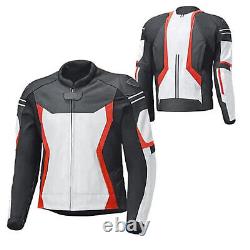 Men's Motorbike Motorcycle Jacket Real Leather Cowhide Waterproof CE Armours New