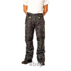 Mens Adventure Trouser Guard Motorcycle Motorbike Rider Ce Textile Touring Pant