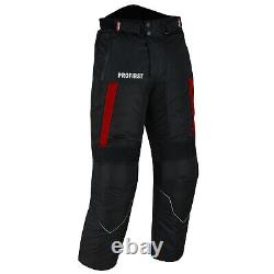 Mens Motorbike Racing Cordura Suit Waterproof Armoured Motorcycle Jacket Trouser