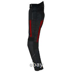 Mens Motorbike Racing Cordura Suit Waterproof Armoured Motorcycle Jacket Trouser