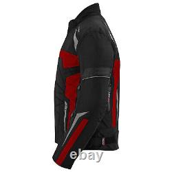 Mens Motorbike Racing Cordura Suit Waterproof Armoured Motorcycle Jacket Trouser