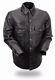 Milestone Men's Motorcycle Leather Shirt