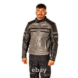 Motorbike Motorcycle Leather ViPER Pier Armour Bike Rider CE Approved Jacket