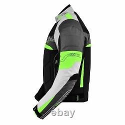 Motorbike Motorcycle Racing Suit Jacket Trousers Leather Waterproof Boots Gloves