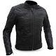 Motorcycle Leather Jacket Motorbike Genuine Black Biker Jacket