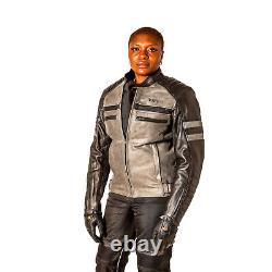 Motorcycle Motorbike Genuine Leather ViPER Pier CE Approved Bike Rider Jacket