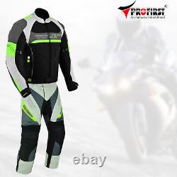 Motorcycle Racing Textile Waterproof Jacket Trouser Motorbike Riding Suit Armour