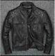 Motorcycle Real Leather Jacket Motorbike Genuine Black Biker Jacket For Men