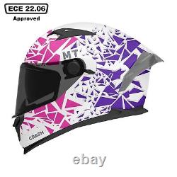 Mt Braker Sv Crash Full Face Lightweight Motorcycle Bike Ece22.06 Crash Helmet