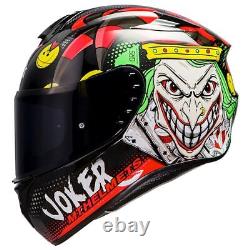 Mt Targo Full Face Ece Acu Motorcycle Motorbike Helmet Viper Joker