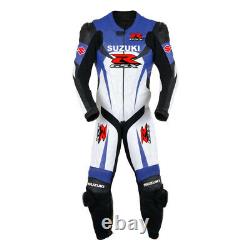 New Suzuki Gsxr 1 & 2 Piece Motorcycle Motorbike Racing Sports Bike Leather Suit