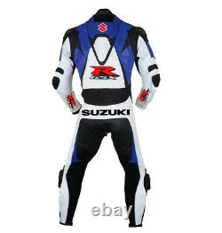 New Suzuki Gsxr 1 & 2 Piece Motorcycle Motorbike Racing Sports Bike Leather Suit