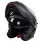 Nitro F350 Analog Black Gunmetal Flip Front Motorcycle Motorbike Bike Helmet