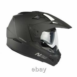 Nitro MX671 Dual Sport Adventure Bike Scooter Motorcycle Motorbike Helmet
