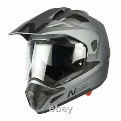 Nitro MX671 Dual Sport Adventure Bike Scooter Motorcycle Motorbike Helmet