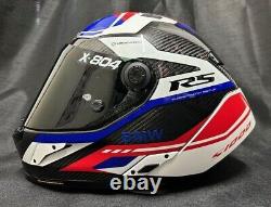 Nolan X804RS Carbon FREE BMW S1000RR DECALS Maven Motorbike Helmet