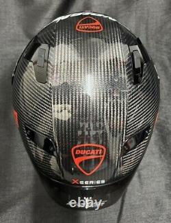 Nolan X804RS Gloss Puro Carbon FREE Ducati PANIGALE DECALS Motorbike Helmet
