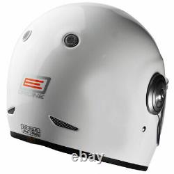 Origine Vega Solid Full Face Retro Motorcycle Motorbike Helmet White